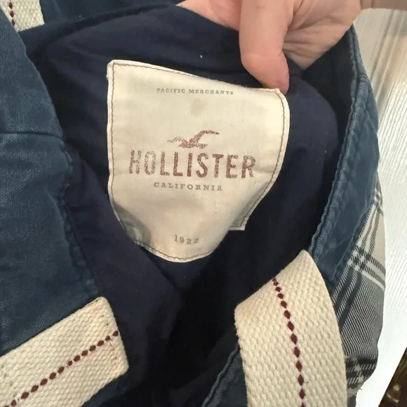Hollister Plaid Tote Bag Y2K - Picture 5 of 5